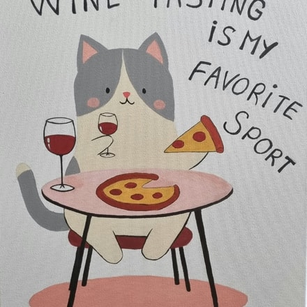 Wine tasting is my favorite sport