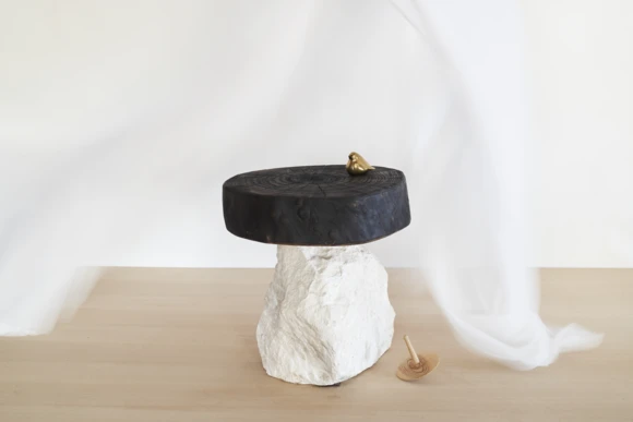 ART BRUT stool-table